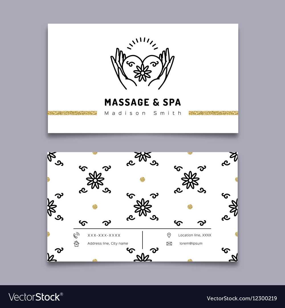 Massage And Spa Therapy Business Card Template With Regard To Massage Therapy Business Card Templates