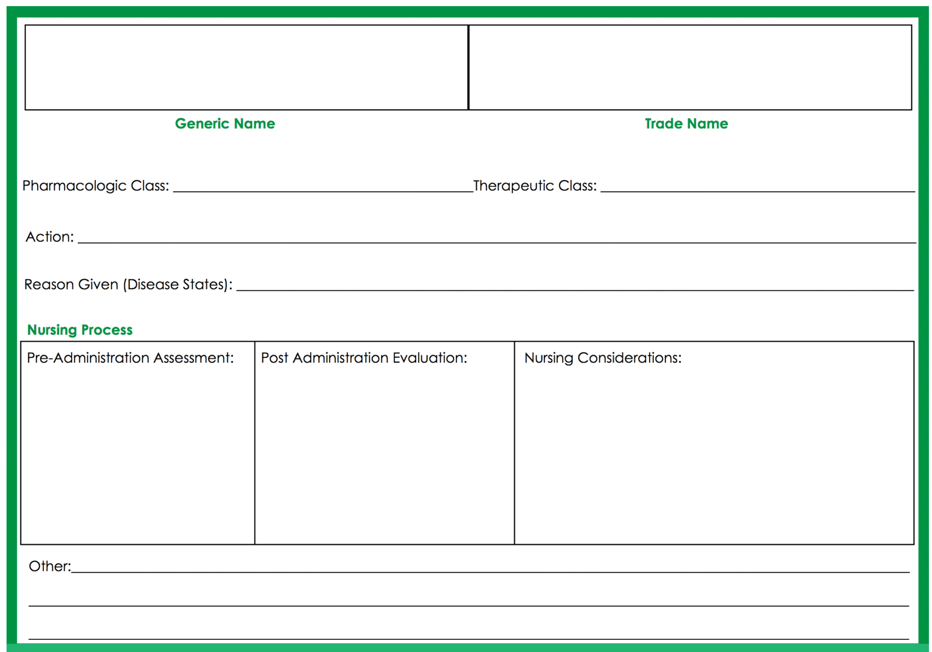 Med Card Template - Zohre.horizonconsulting.co Regarding Med Cards Template