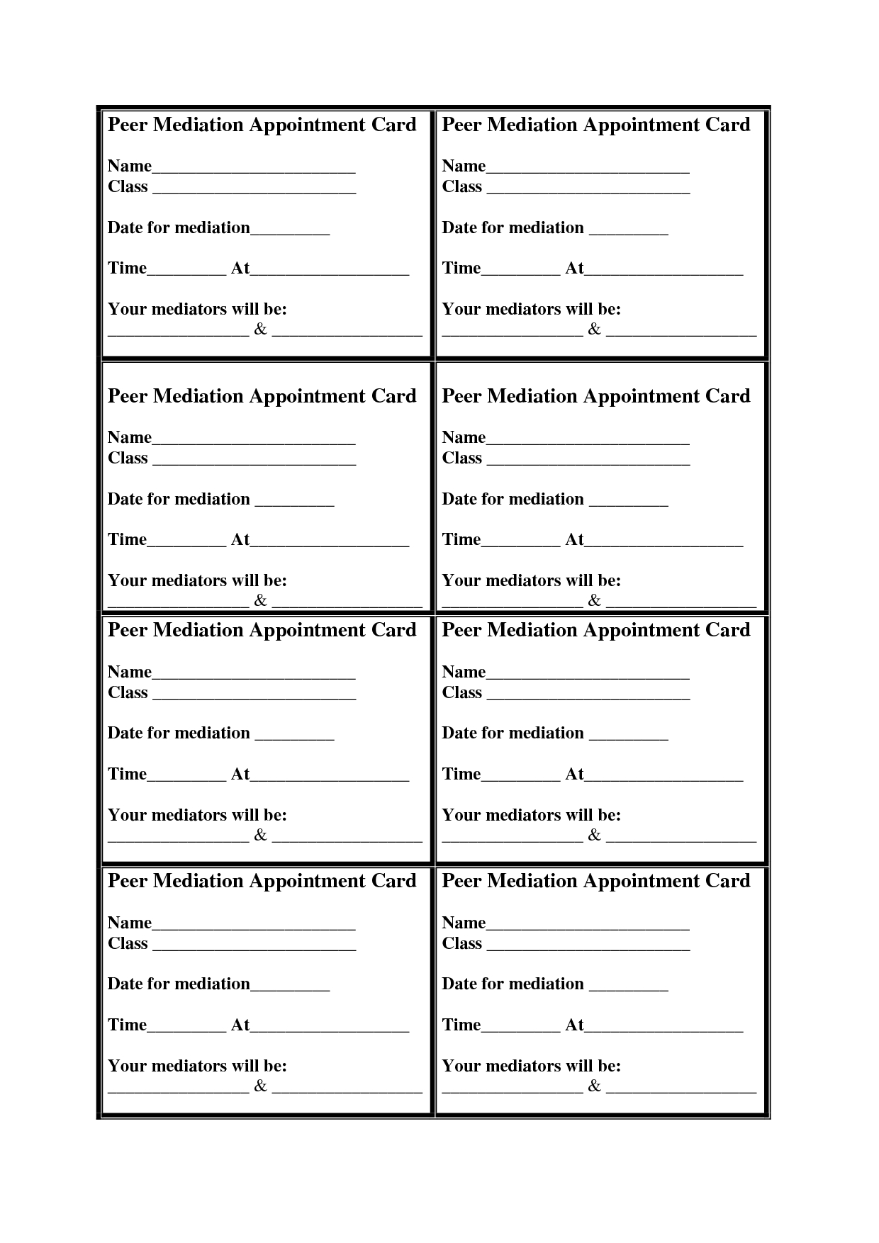 Medical Appointment Card Template Free ] - Appointment Card For Medical Appointment Card Template Free