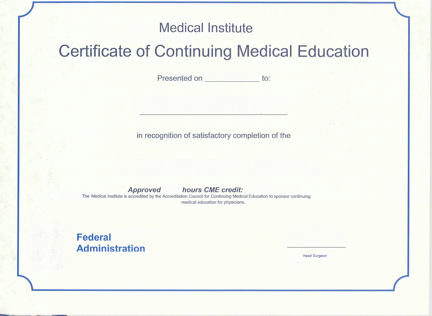 Medical Assistant Certificate – Certificate Templates Inside Continuing Education Certificate Template