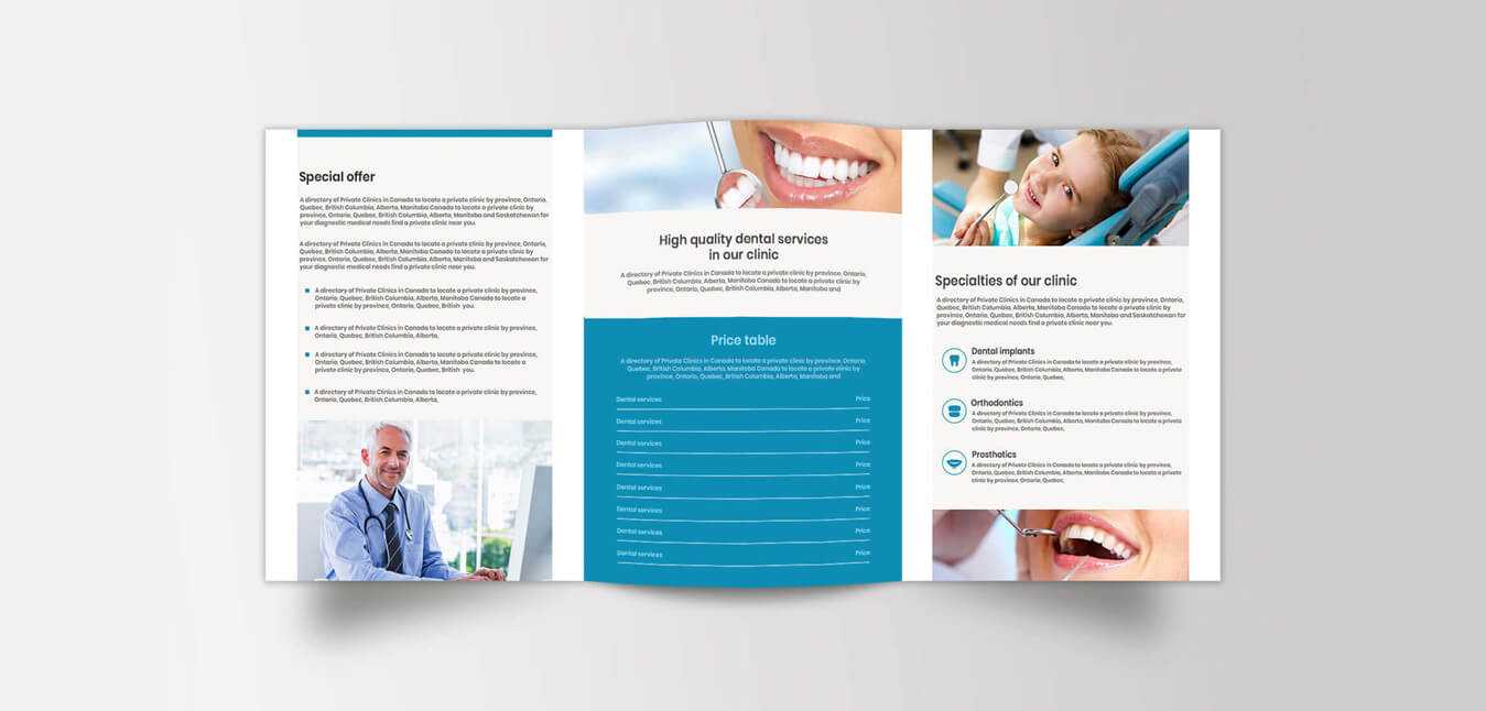 Medical Brochure Design – Creative Medical Office Brochure Within Medical Office Brochure Templates