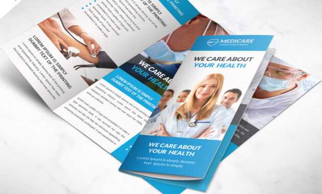 Medical Care And Hospital Trifold Brochure Template Free Psd throughout Medical Office Brochure Templates