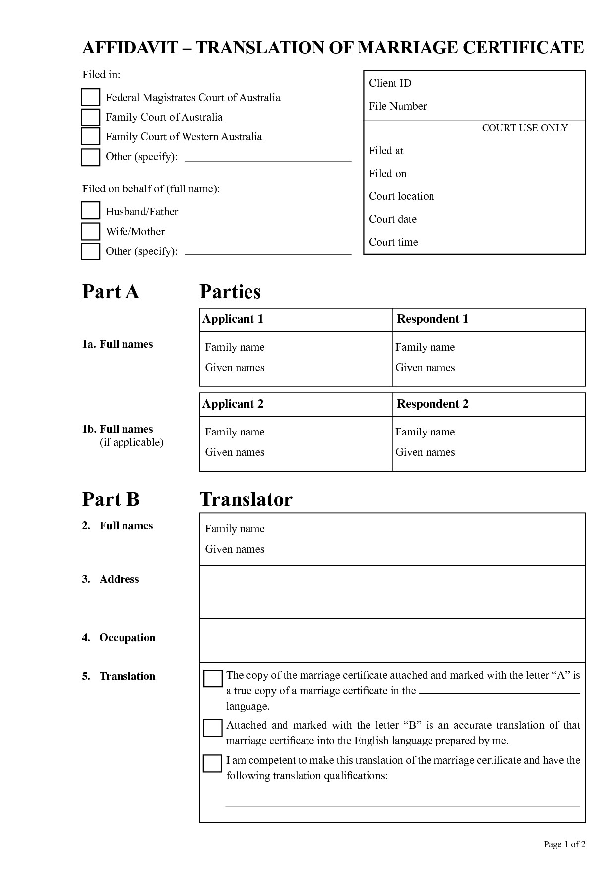Mexican Birth Certificate Translations Marriage Template In Mexican Marriage Certificate Translation Template