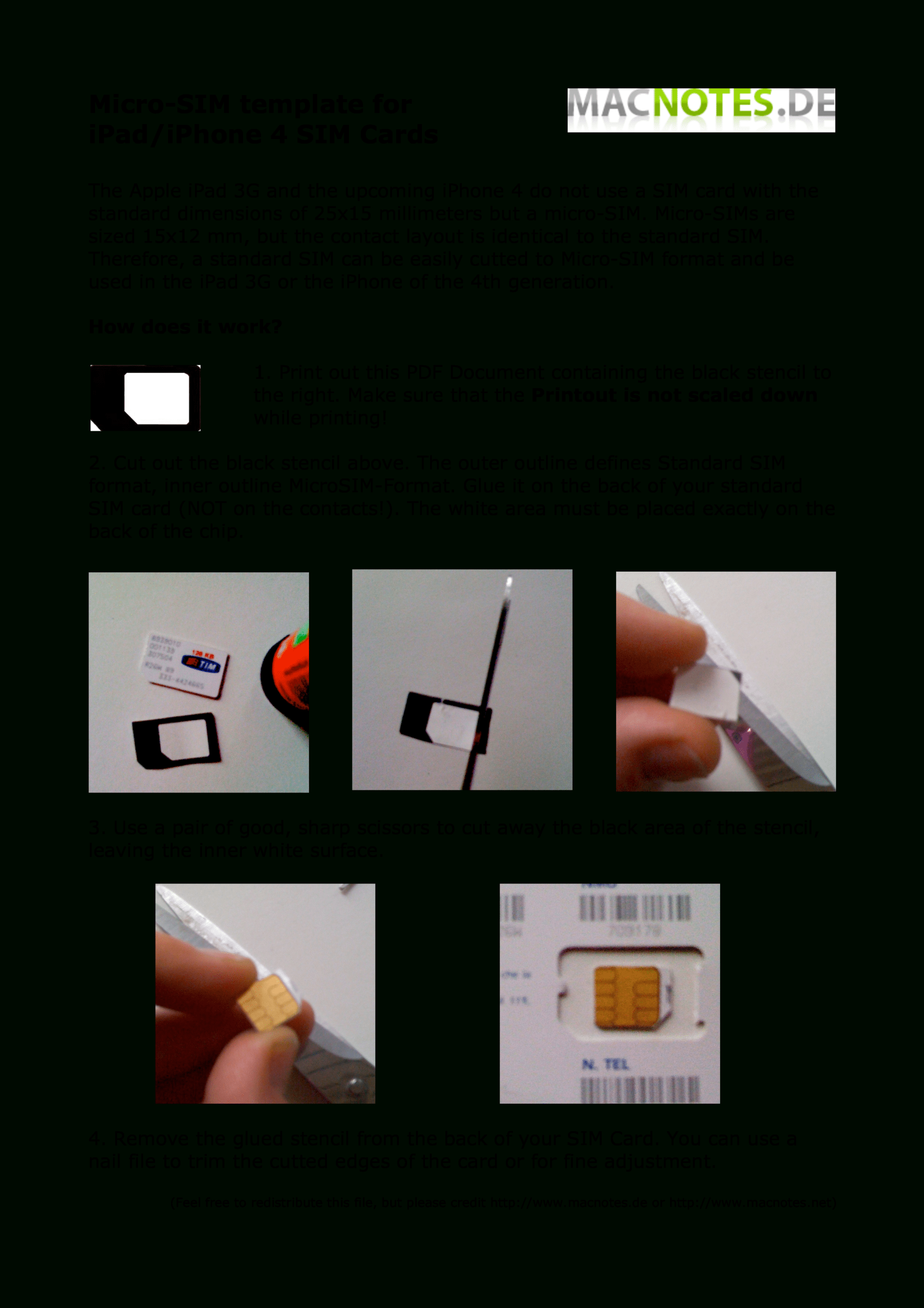 Micro Sim Cutting Template | Templates At With Sim Card Cutter Template