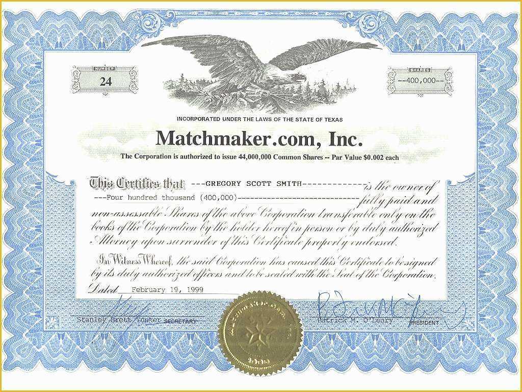 Microsoft Stock Certificate – Colona.rsd7 In Corporate Share Certificate Template