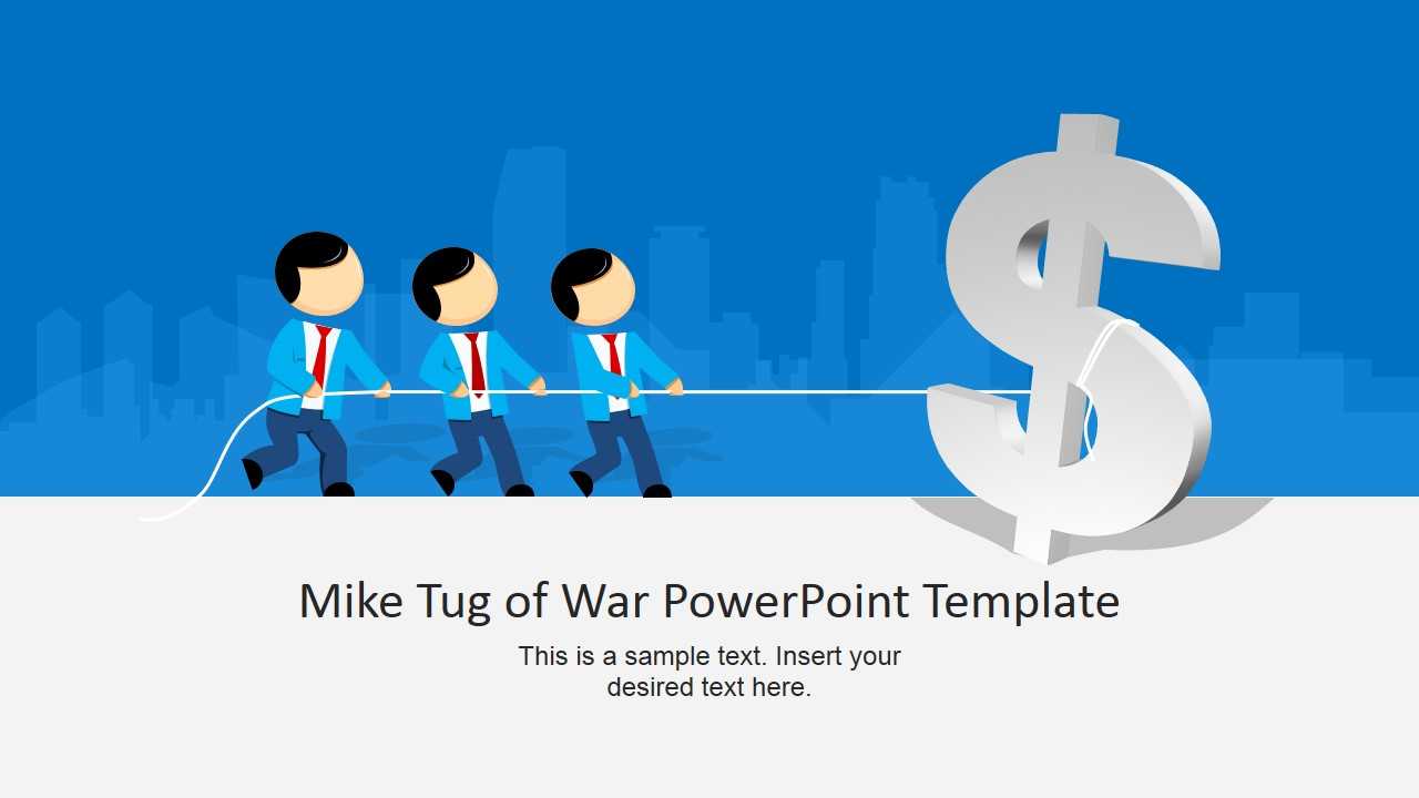 Mike Tug Of War Powerpoint Template Within Powerpoint Templates War