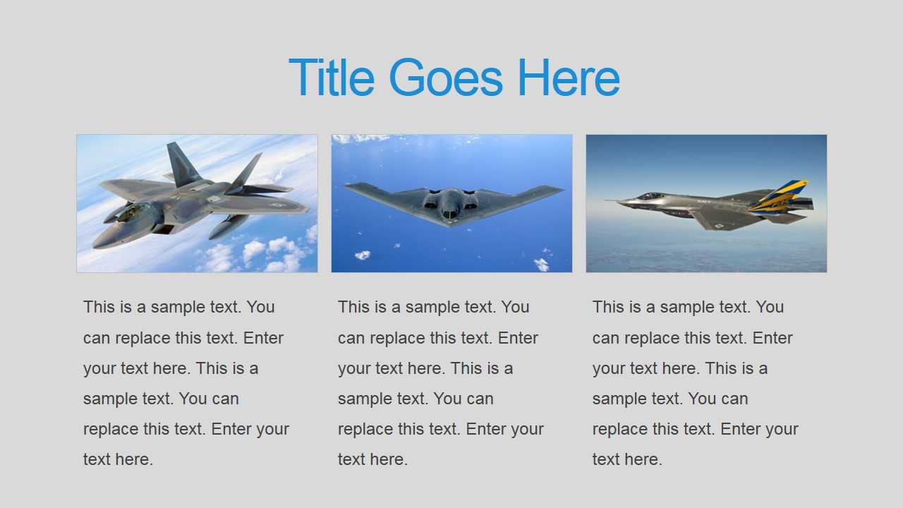 Military Powerpoint Template For Air Force Powerpoint Template