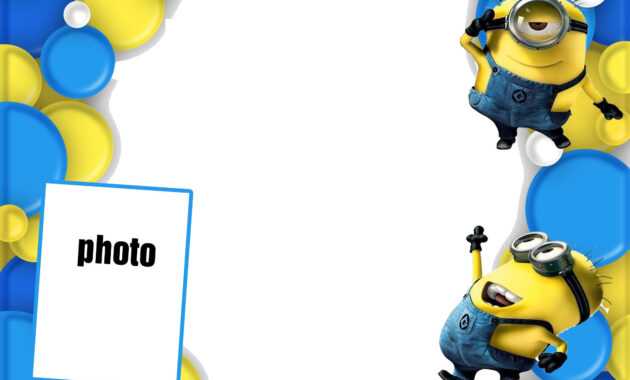 Minion Invitations Template Design | Cakraest Invitation pertaining to Minion Card Template