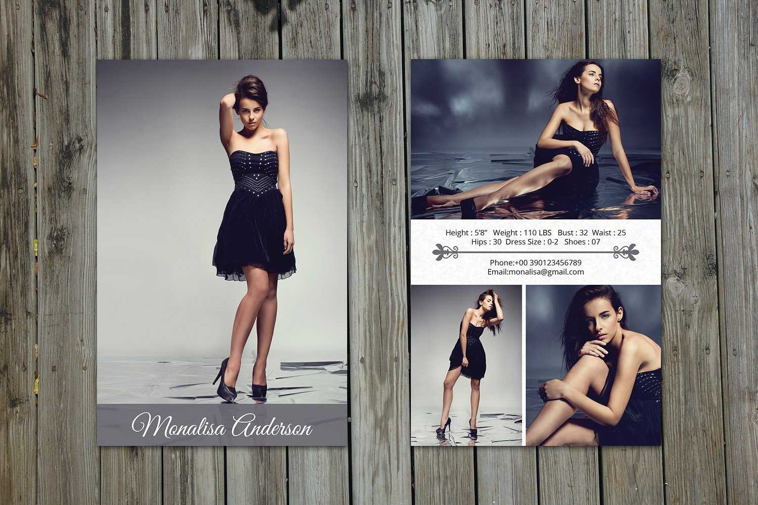 Modeling Comp Card Template – Sistec Throughout Comp Card Template Psd