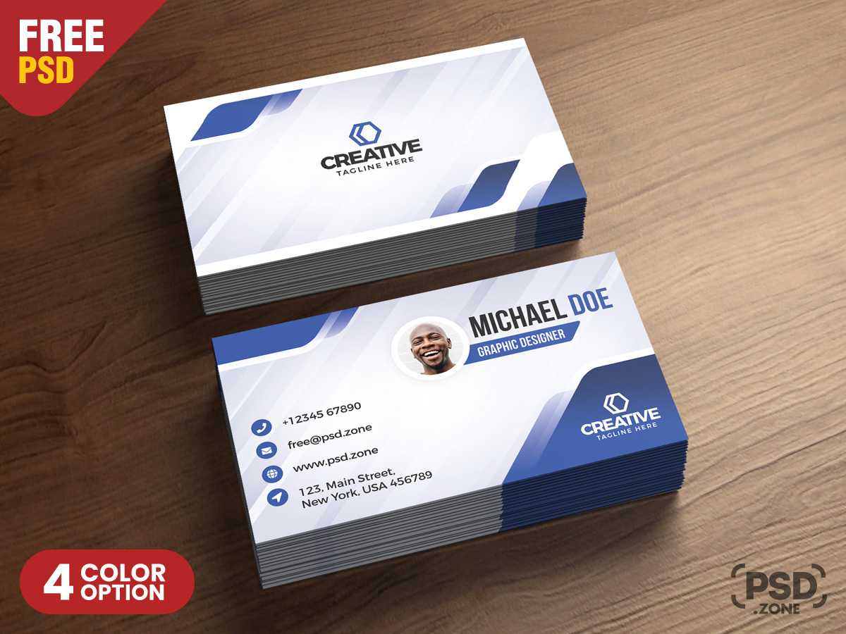 Modern Business Cards Design Psd – Psd Zone For Modern Business Card Design Templates