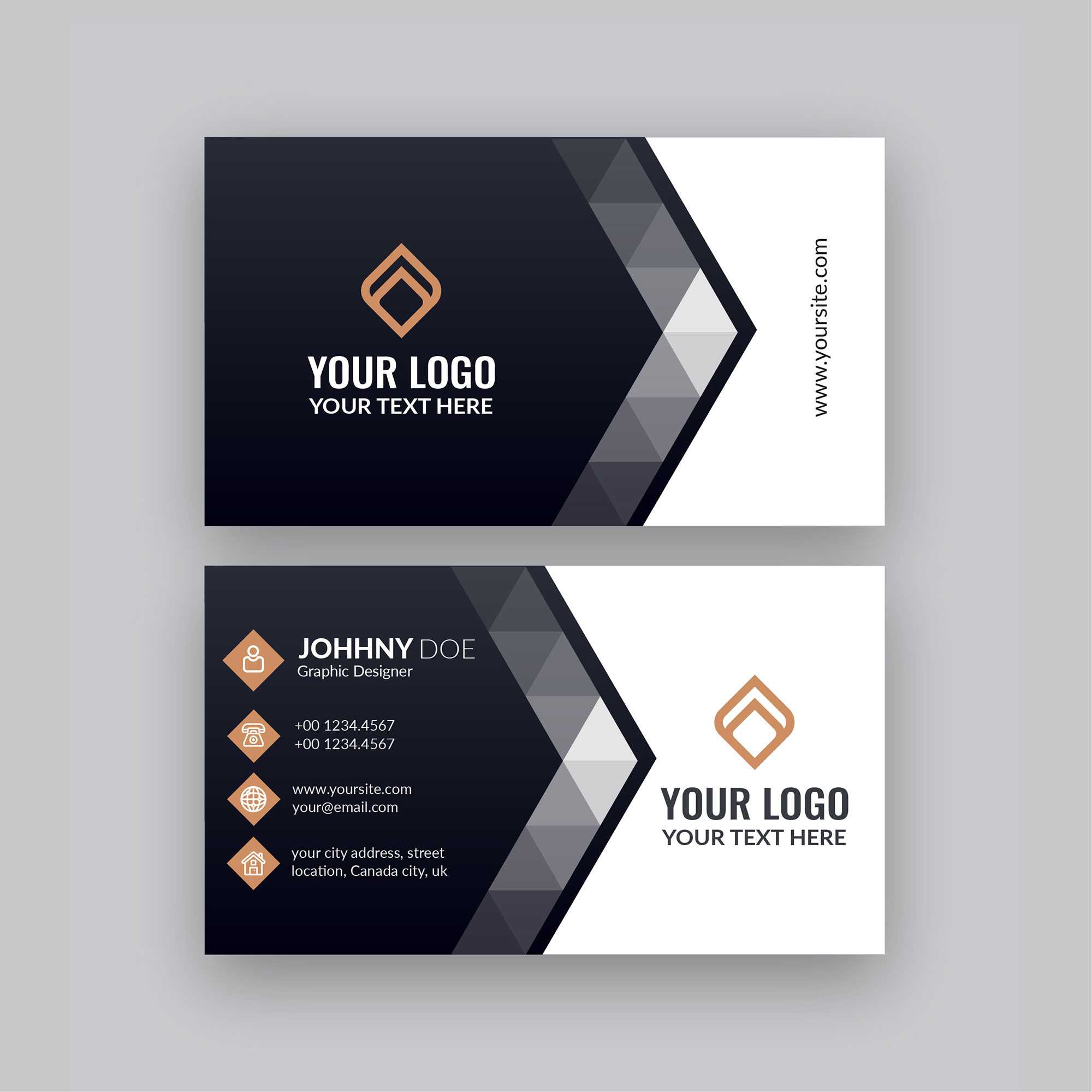 Visiting Card Design Size