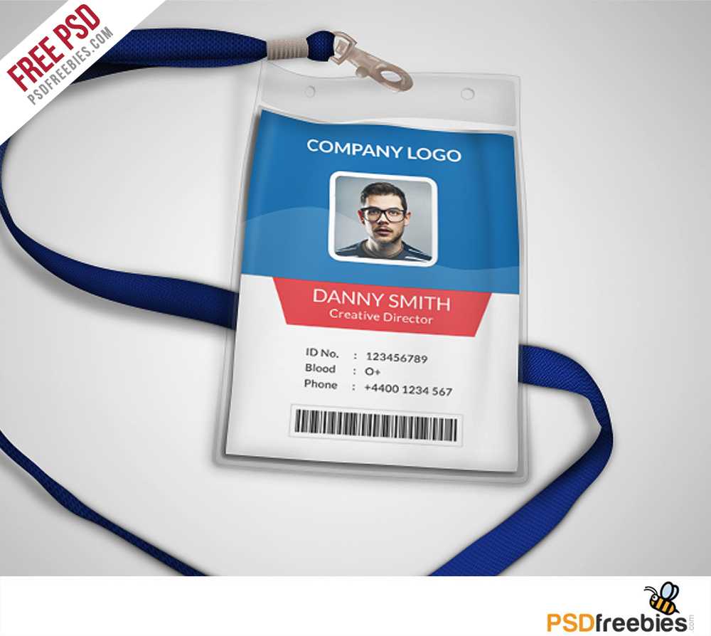 Multipurpose Company Id Card Free Psd Template | Psdfreebies Throughout Template For Id Card Free Download