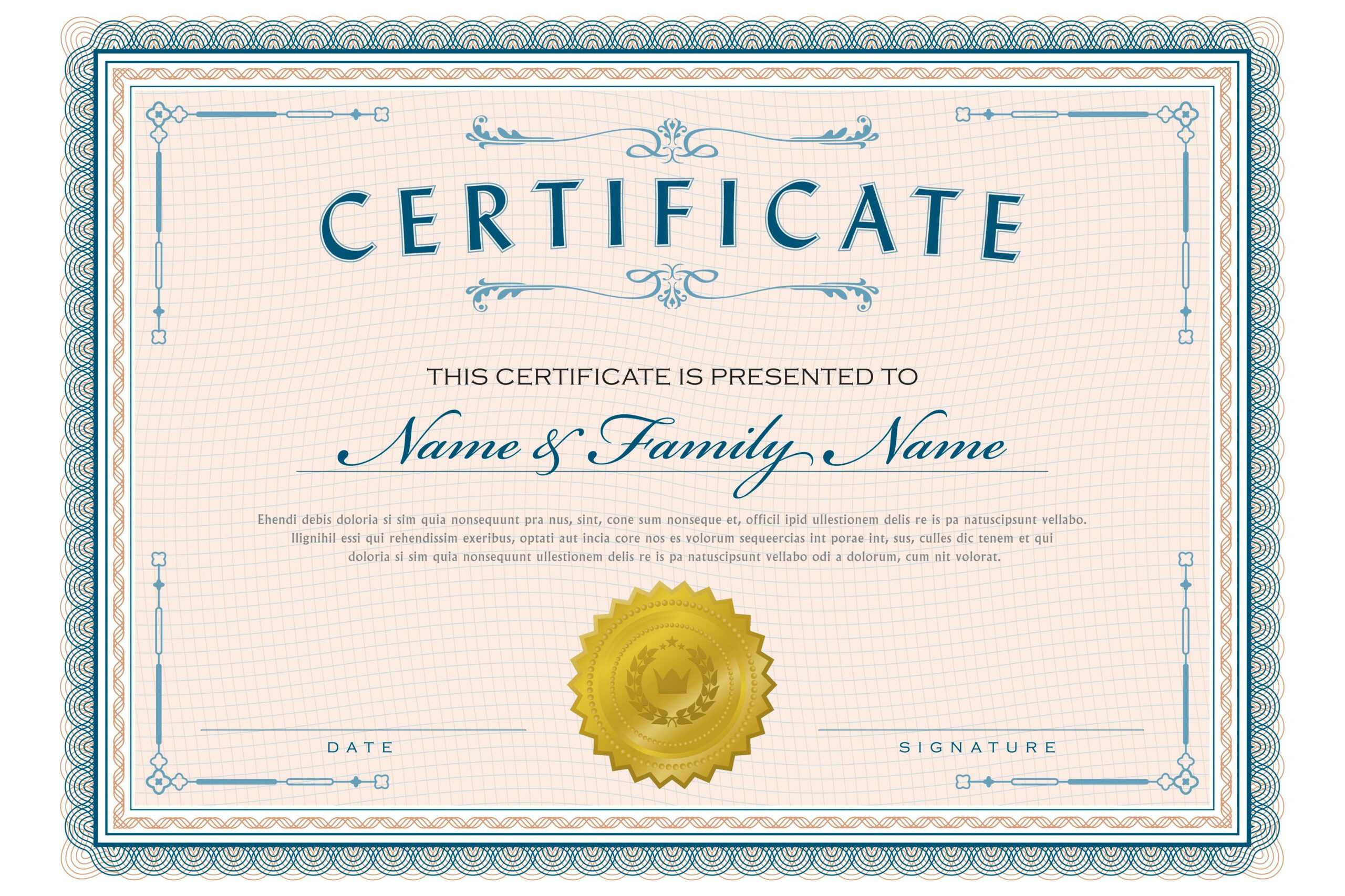 Necessary Parts Of An Award Certificate With Regard To Spelling Bee Award Certificate Template