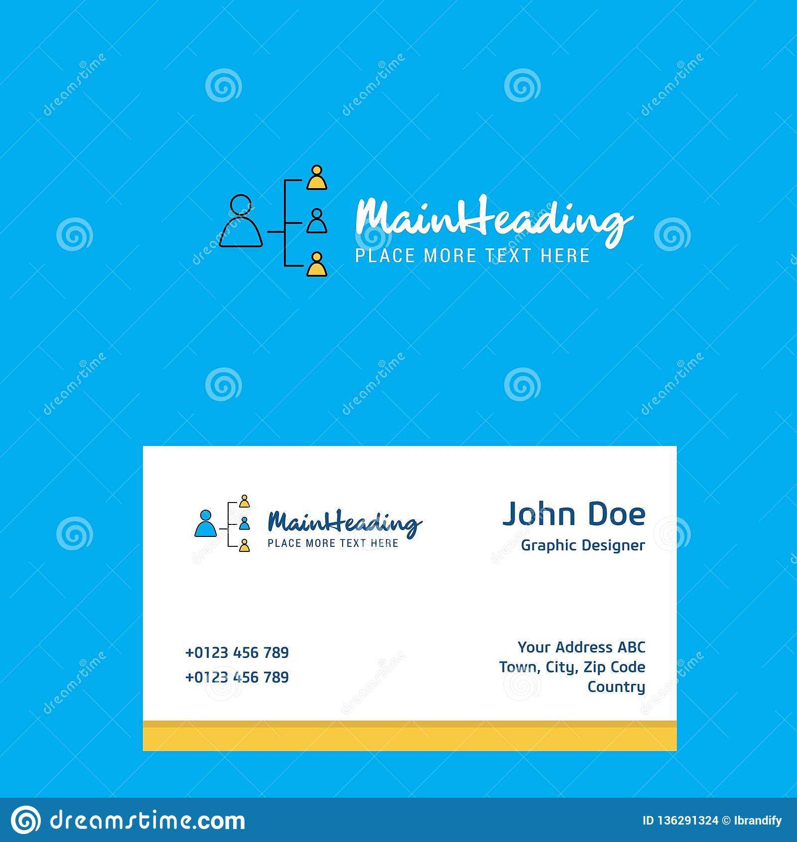 Networking Logo Design With Business Card Template. Elegant Regarding Networking Card Template