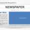 Newspaper Powerpoint Template Throughout Newspaper Template For Powerpoint