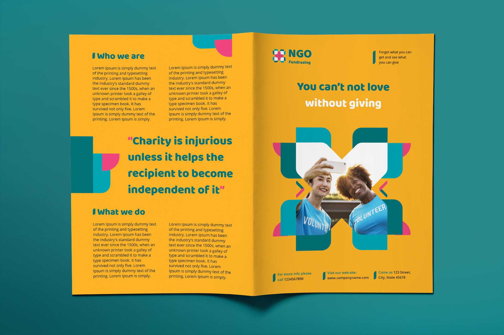 Ngo Templates Suite On Behance Intended For Ngo Brochure Templates
