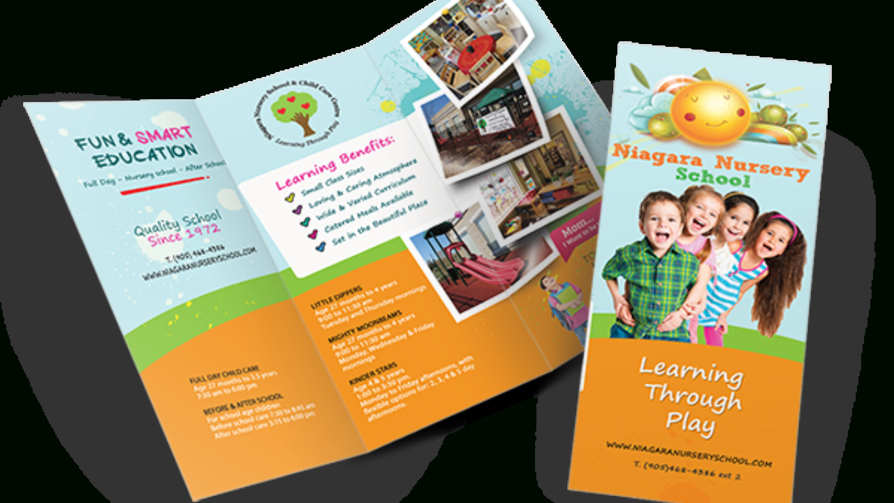 Nursery School Brochure – Tunu.redmini.co Intended For Play School Brochure Templates