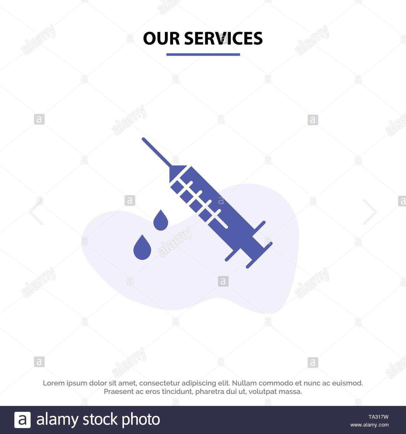 Our Services Dope, Injection, Medical, Drug Solid Glyph Icon Throughout Dope Card Template