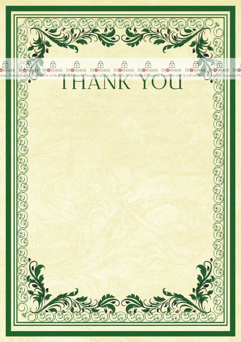 Outstanding Thank You Card Templates Template Ideas Free Pdf Throughout Thank You Card Template Word