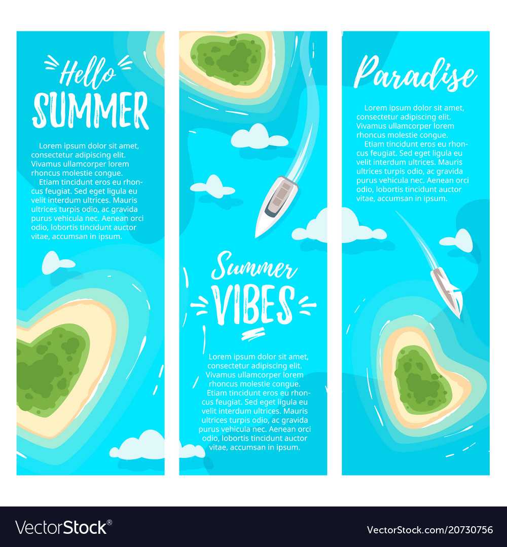 Paradise Islands Anner Template Within Island Brochure Template