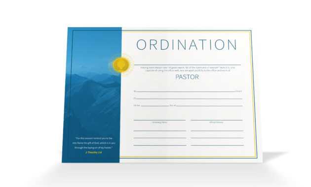 Pastor Ordination Certificate - Vineyard Digital Membership inside Ordination Certificate Template