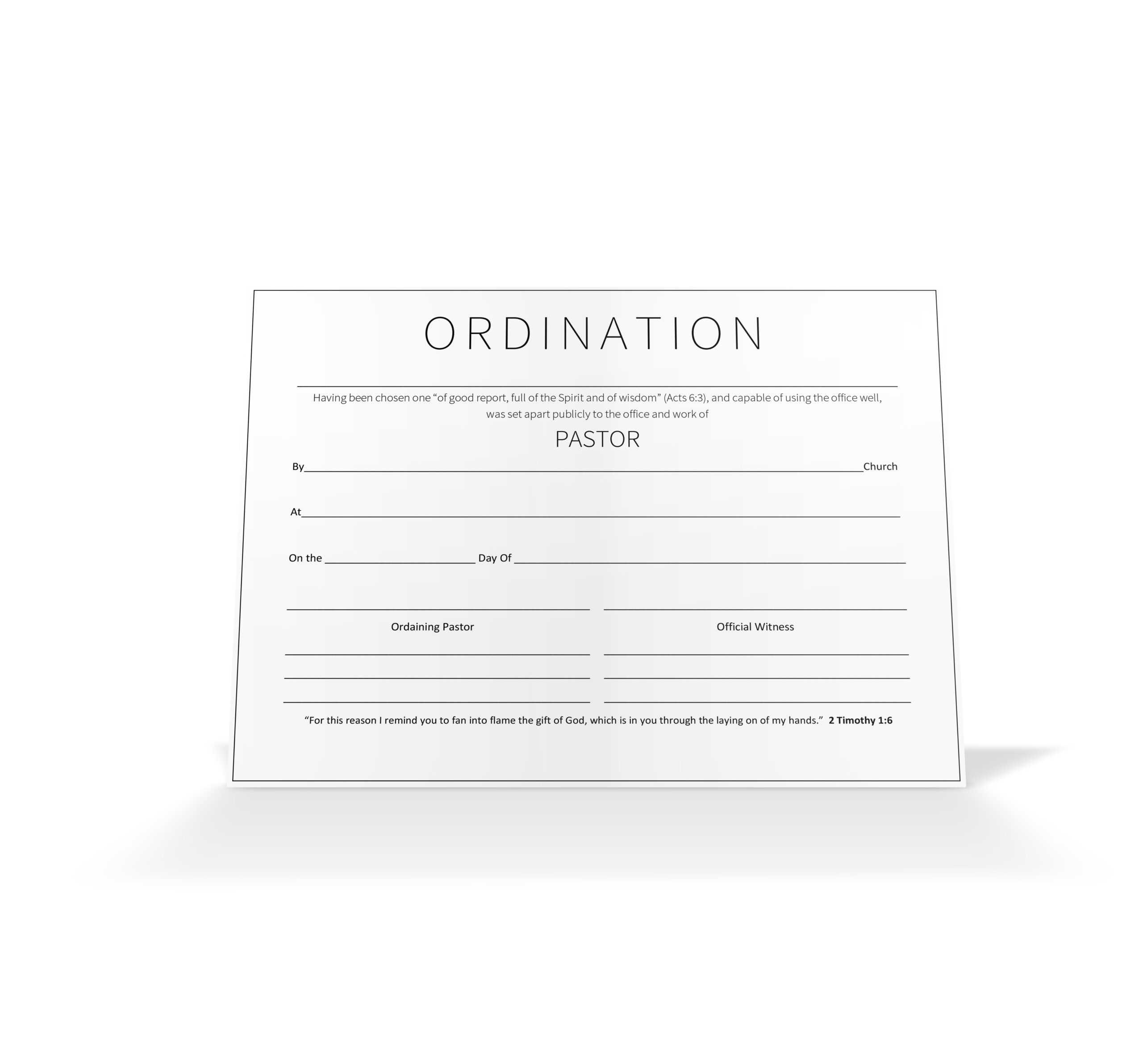 Pastor Ordination Certificate – Vineyard Digital Membership Pertaining To Ordination Certificate Template