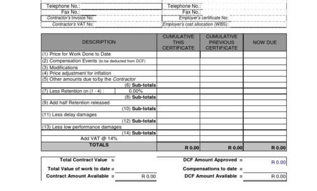 Payment Certificate Template - Docshare.tips inside Certificate Of Payment Template
