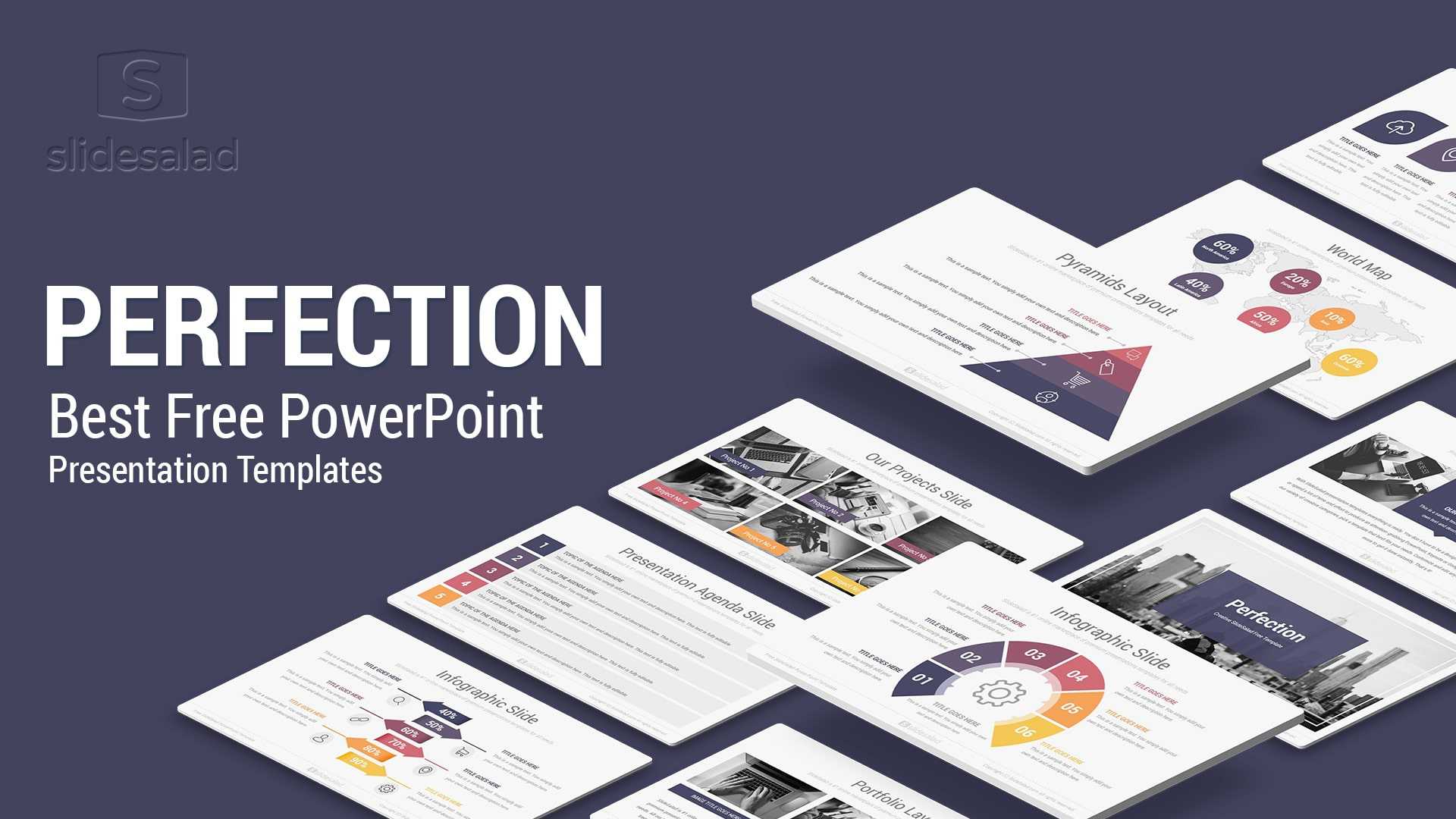 Perfection Free Powerpoint Presentation Template – Free Download Inside Business Card Template Powerpoint Free