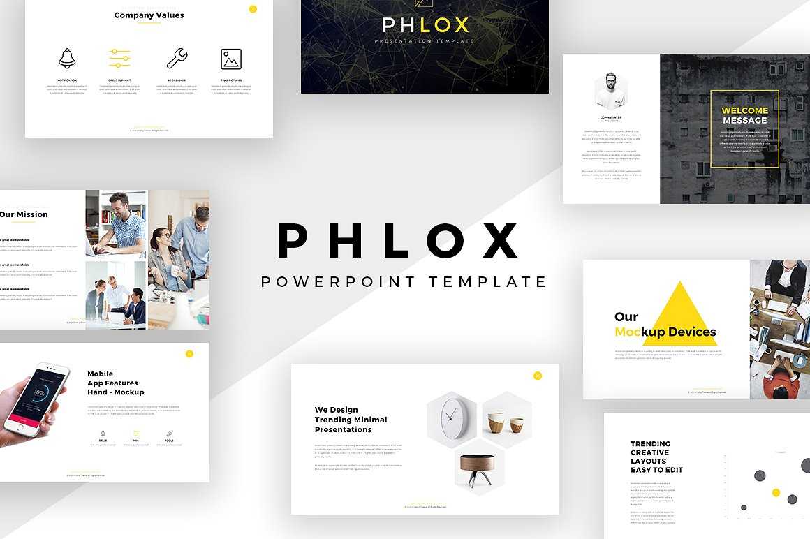 Phlox Minimal Powerpoint Template Pertaining To Fancy Powerpoint Templates