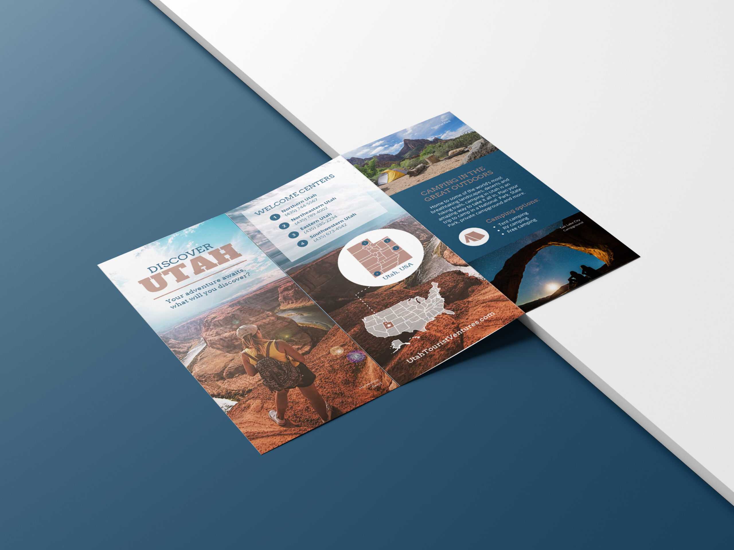 Photo Centric Outdoor Travel Brochure Idea – Venngage With Welcome Brochure Template