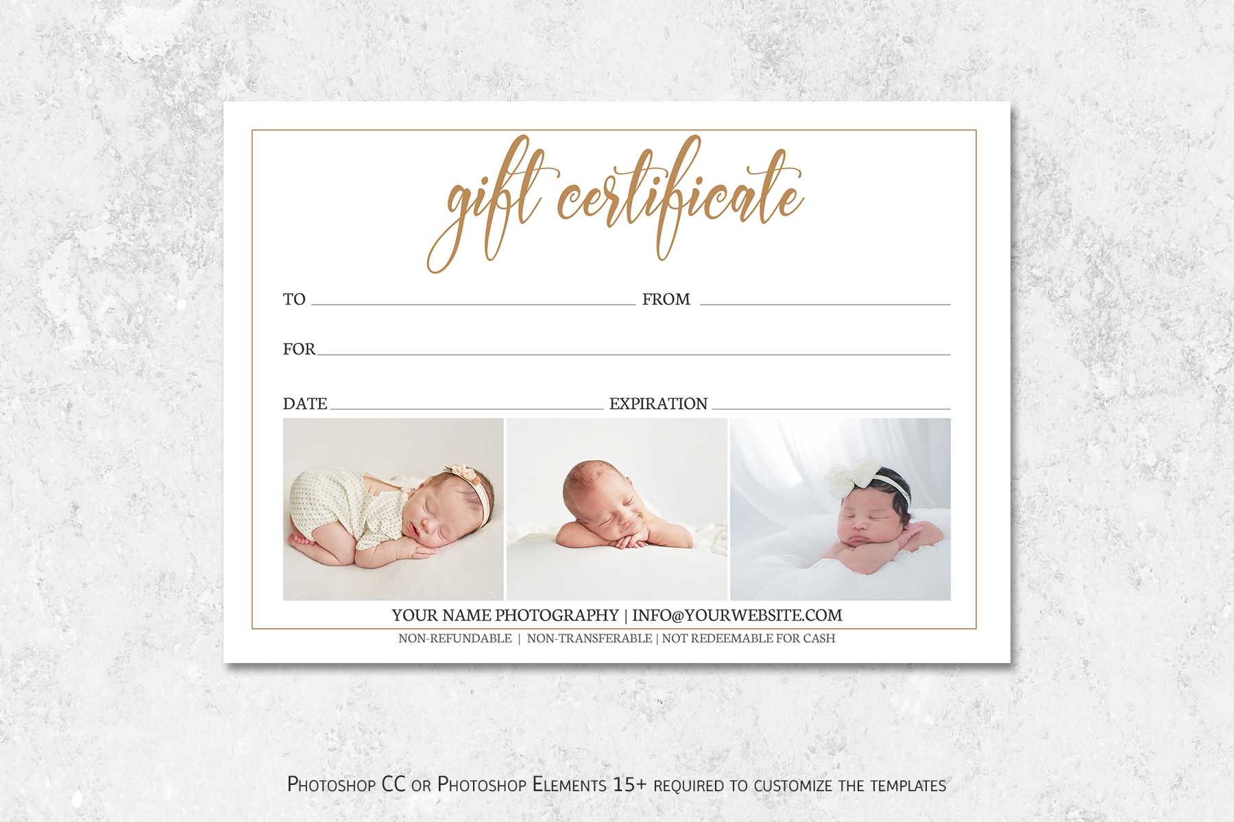 Photography Gift Certificate Template In Free Photography Gift Certificate Template