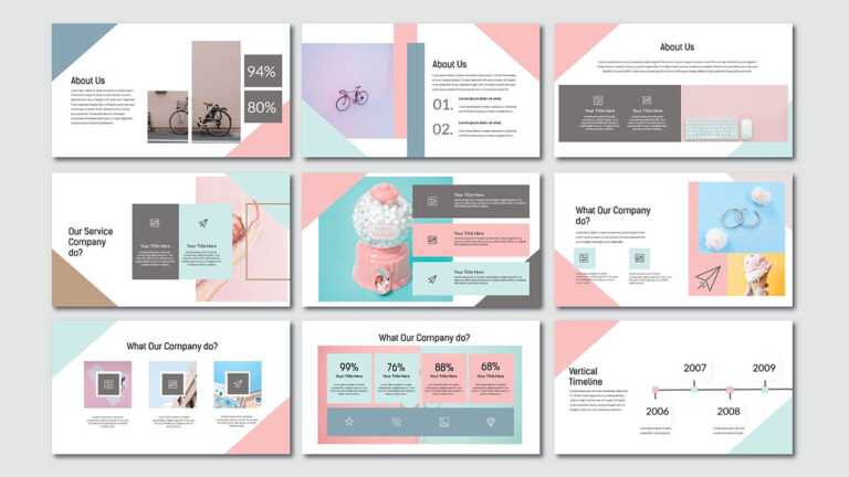 Pink Pastel Free Powerpoint Template With Pretty Powerpoint Templates ...