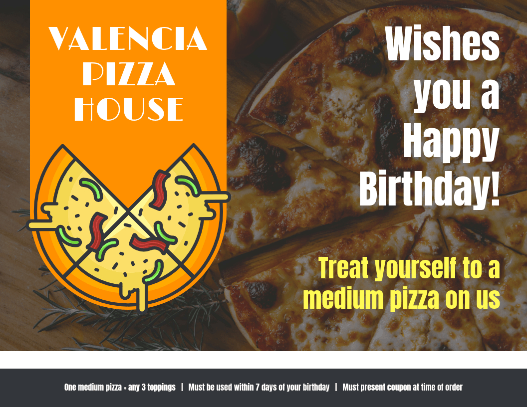 Pizza Voucher Template With Pizza Gift Certificate Template