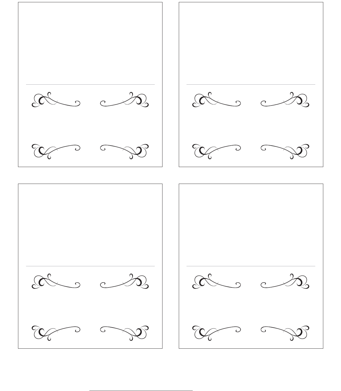Place Cards Free Template – Colona.rsd7 Pertaining To Place Card Setting Template