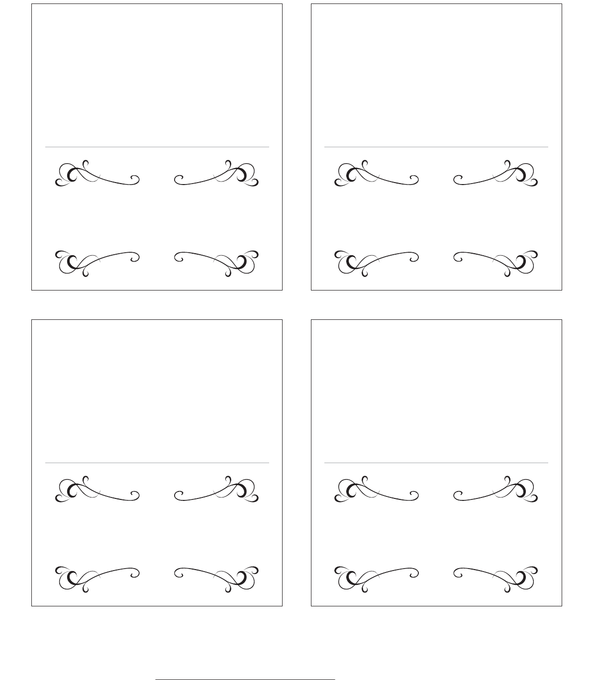 Place Cards Free Template – Colona.rsd7 With Regard To Free Place Card Templates Download