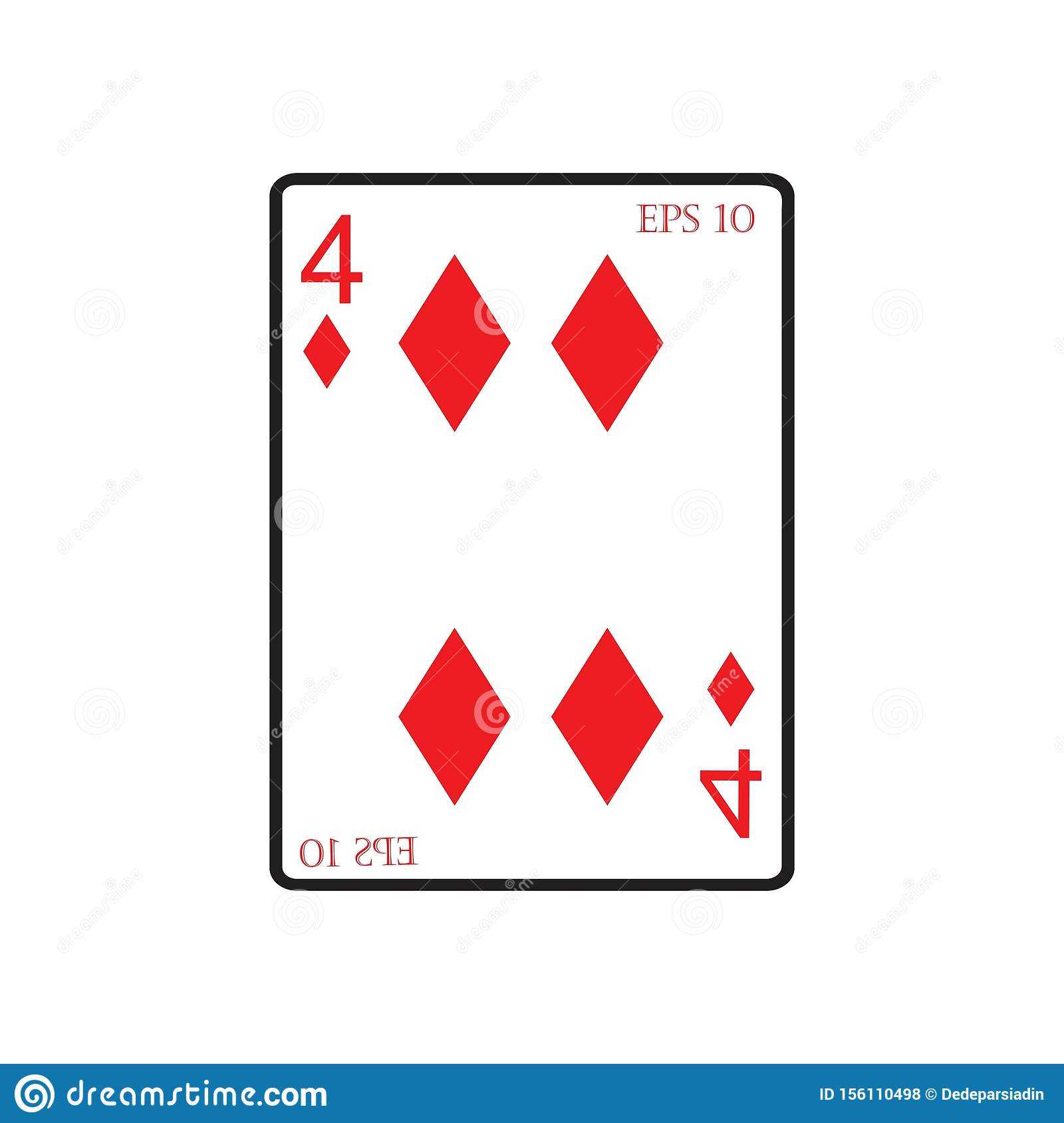 Playing Card Vector Icon Illustration Design Stock Vector In Playing Card Design Template