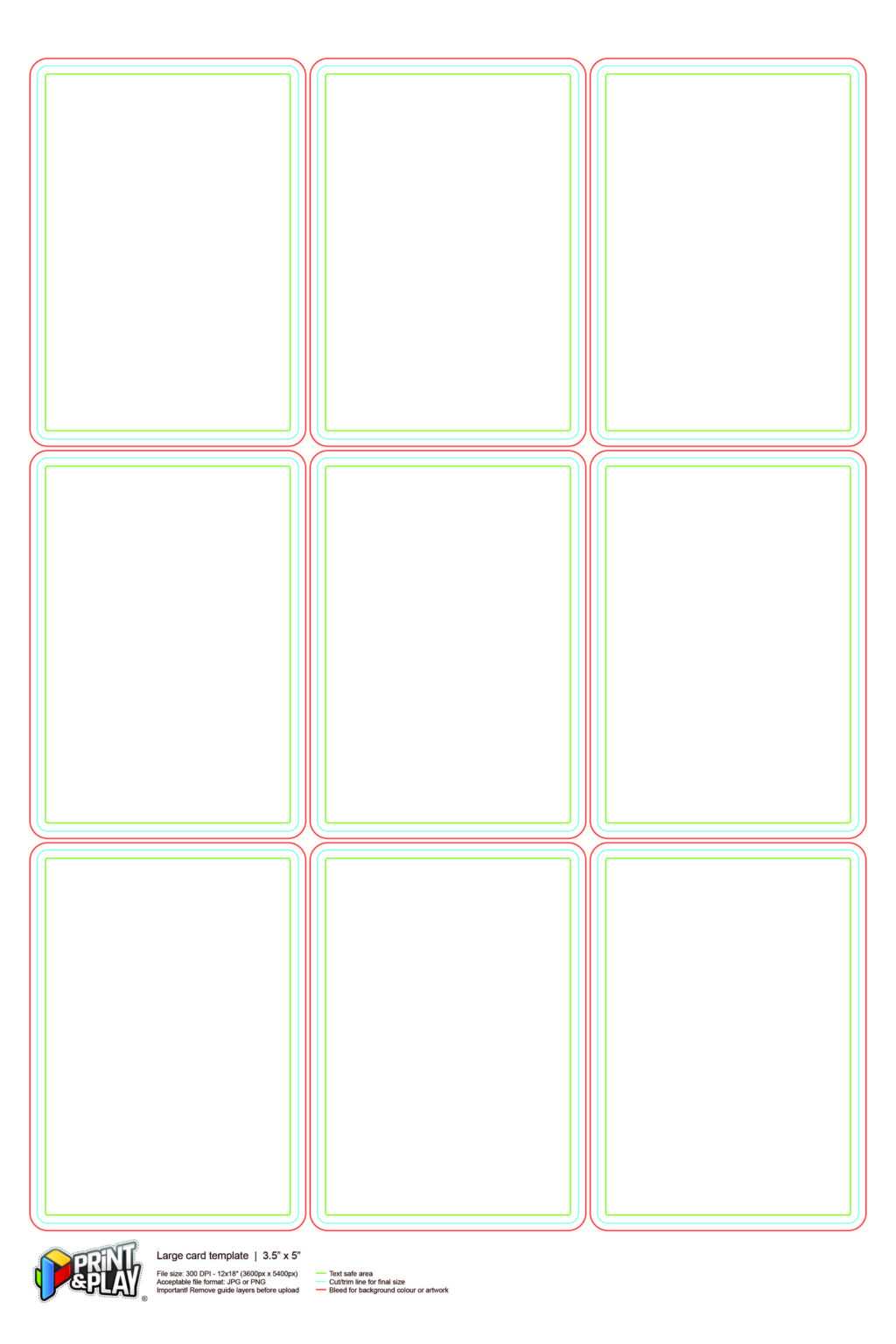 Google Docs Playing Card Template