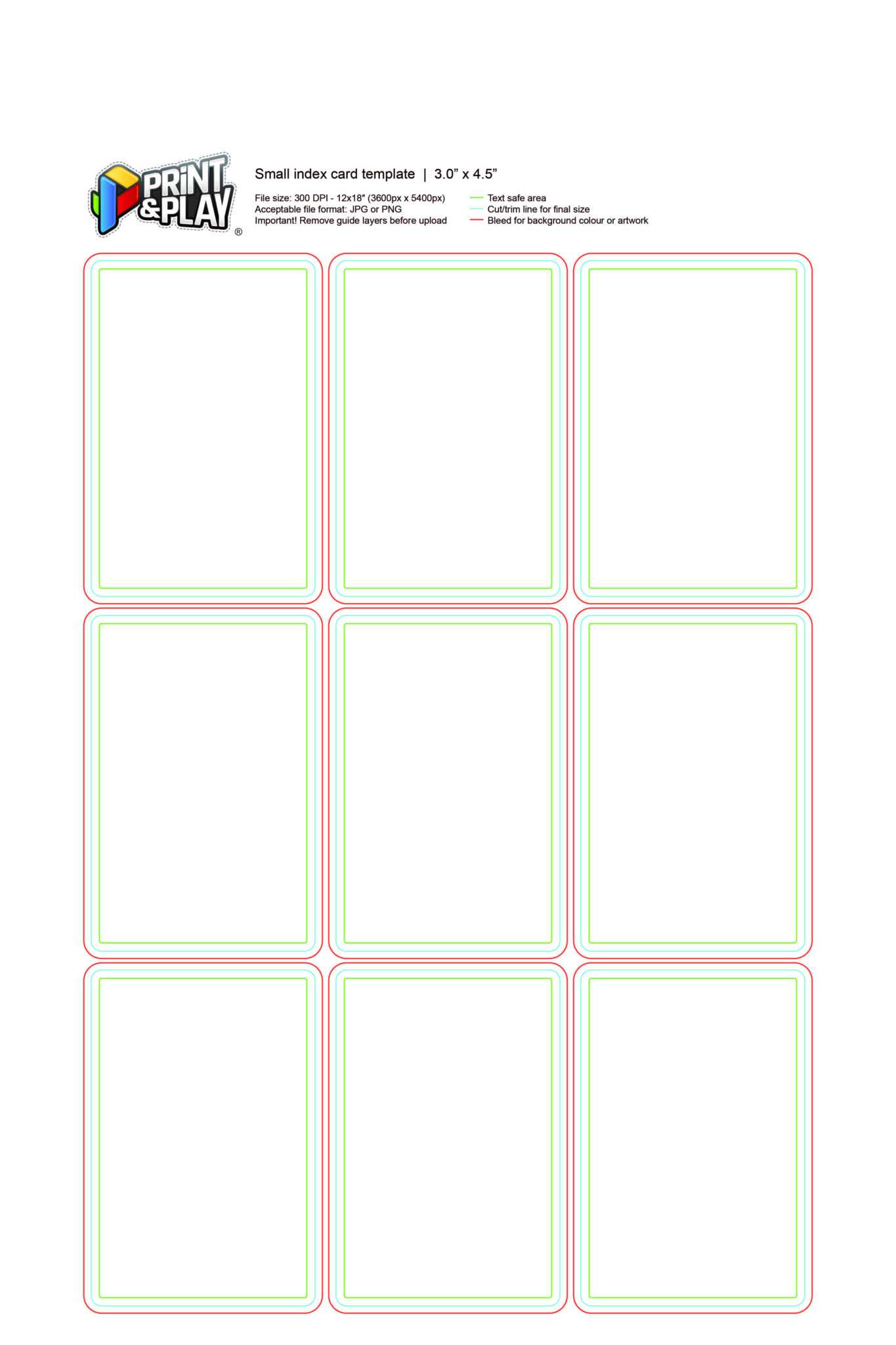 Playing Cards : Formatting &amp; Templates – Print &amp; Play regarding Free ...