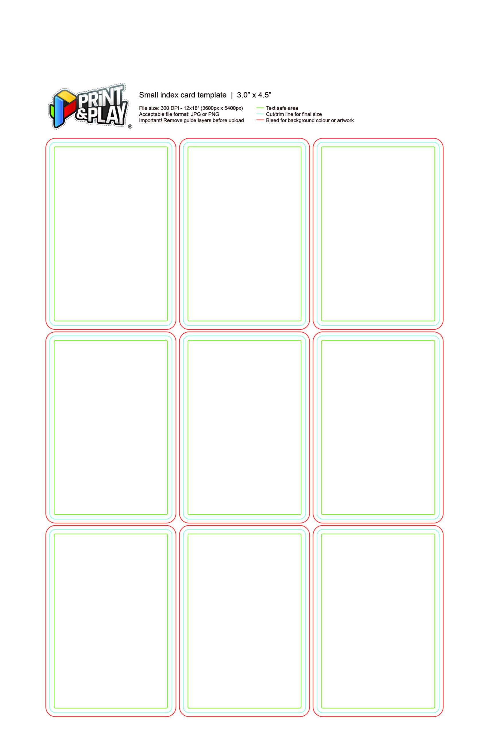 Playing Cards : Formatting & Templates – Print & Play Regarding Free Printable Playing Cards Template