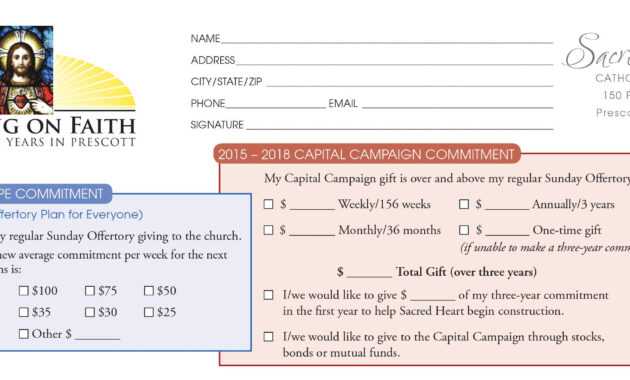 Pledge Card Sample - Colona.rsd7 with Fundraising Pledge Card Template