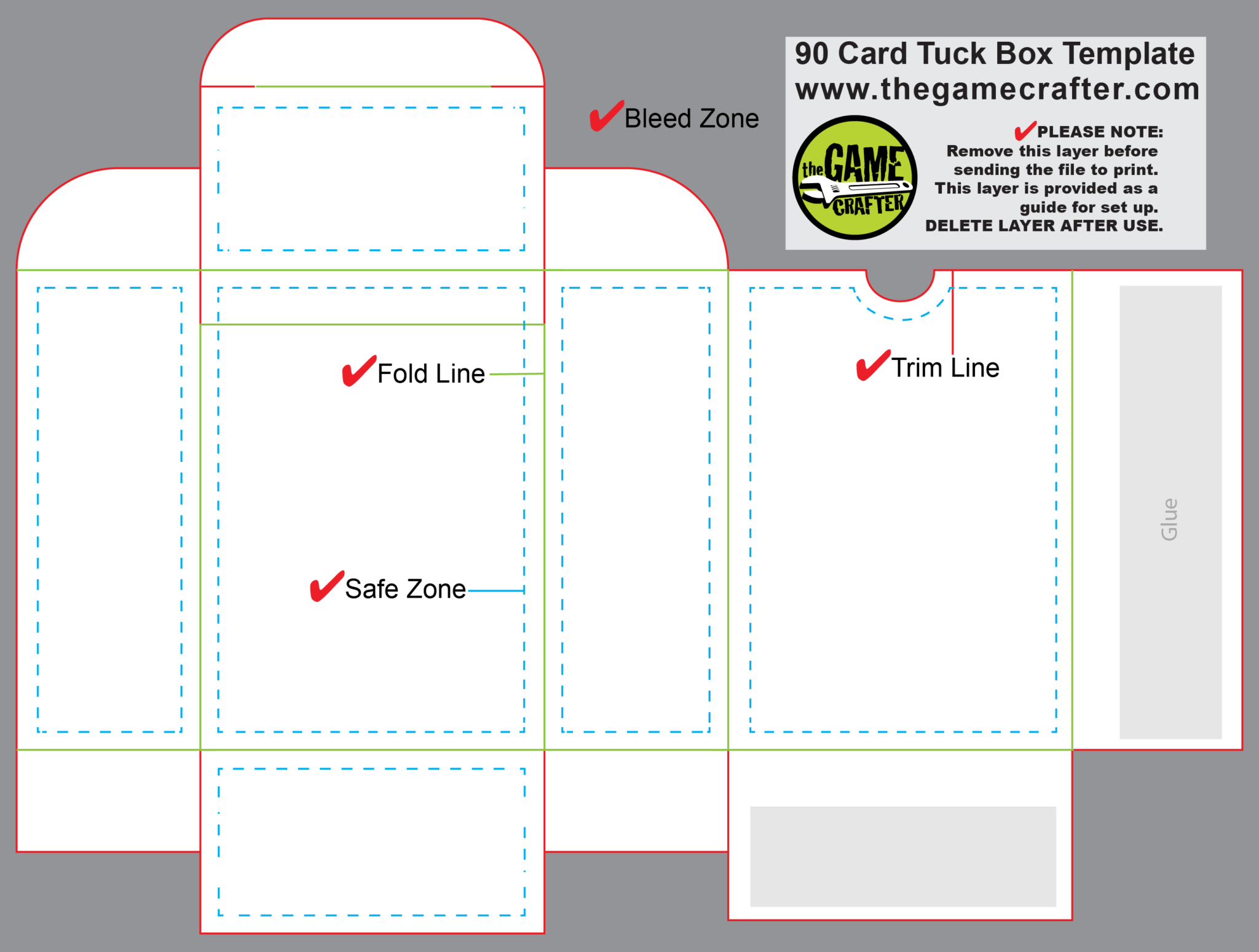 Poker Tuck Box (90 Cards) Pertaining To Custom Playing Card Template