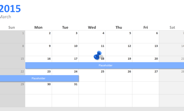 Powerpoint Calendar: The Perfect Start For 2015 inside Powerpoint Calendar Template 2015