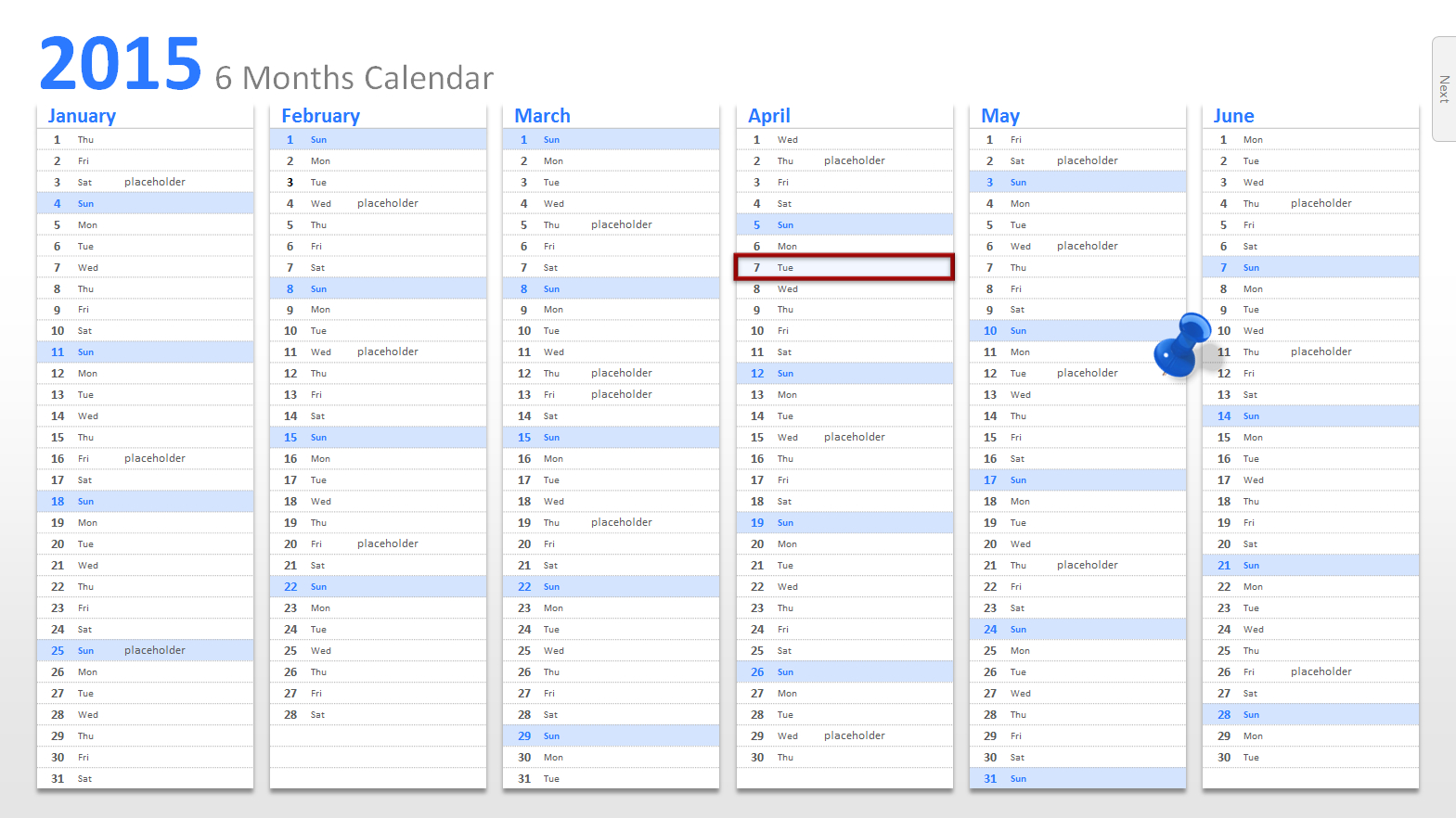 Powerpoint Calendar: The Perfect Start For 2015 Pertaining To Powerpoint Calendar Template 2015