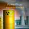 Powerpoint Template: Radioactive Waste From A Nuclear Power With Nuclear Powerpoint Template