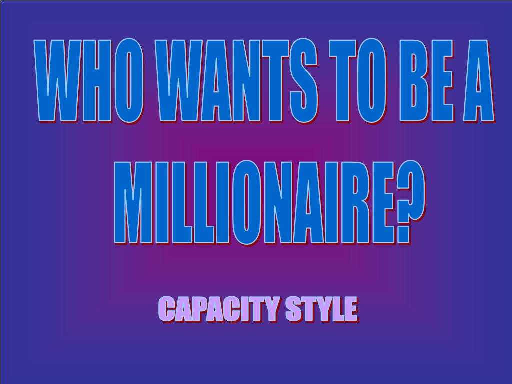 Ppt – Who Wants To Be A Millionaire? Powerpoint Presentation Regarding Who Wants To Be A Millionaire Powerpoint Template
