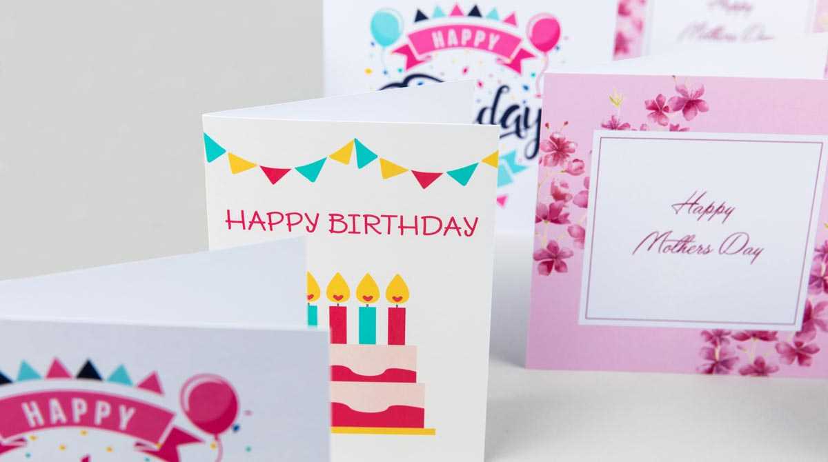 Print Greeting Cards | Custom Greeting Cards | Digital In Birthday Card Template Indesign