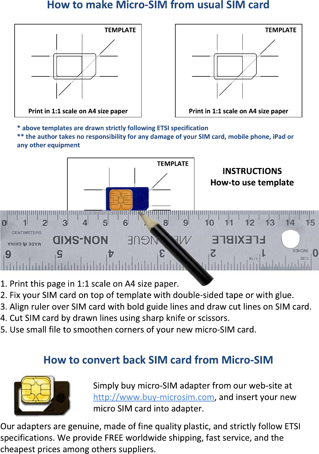 Print Micro Sim Card Template Adapter Letter Size Paper Nano With Regard To Sim Card Template Pdf