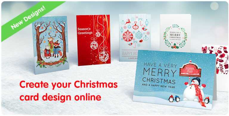 Image 4 for Print Your Own Christmas Cards Templates