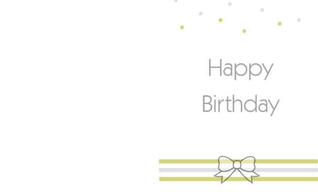 Printable Birthday Cards Foldable - Colona.rsd7 pertaining to Foldable Birthday Card Template