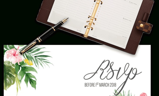 Printable Free Wedding Rsvp Template &amp; Cards Microsoft Word inside Free Printable Wedding Rsvp Card Templates